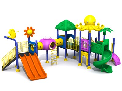 Kidsplayplay equipo de juegos al aire libre con puente de cuerda TQ-ZR864